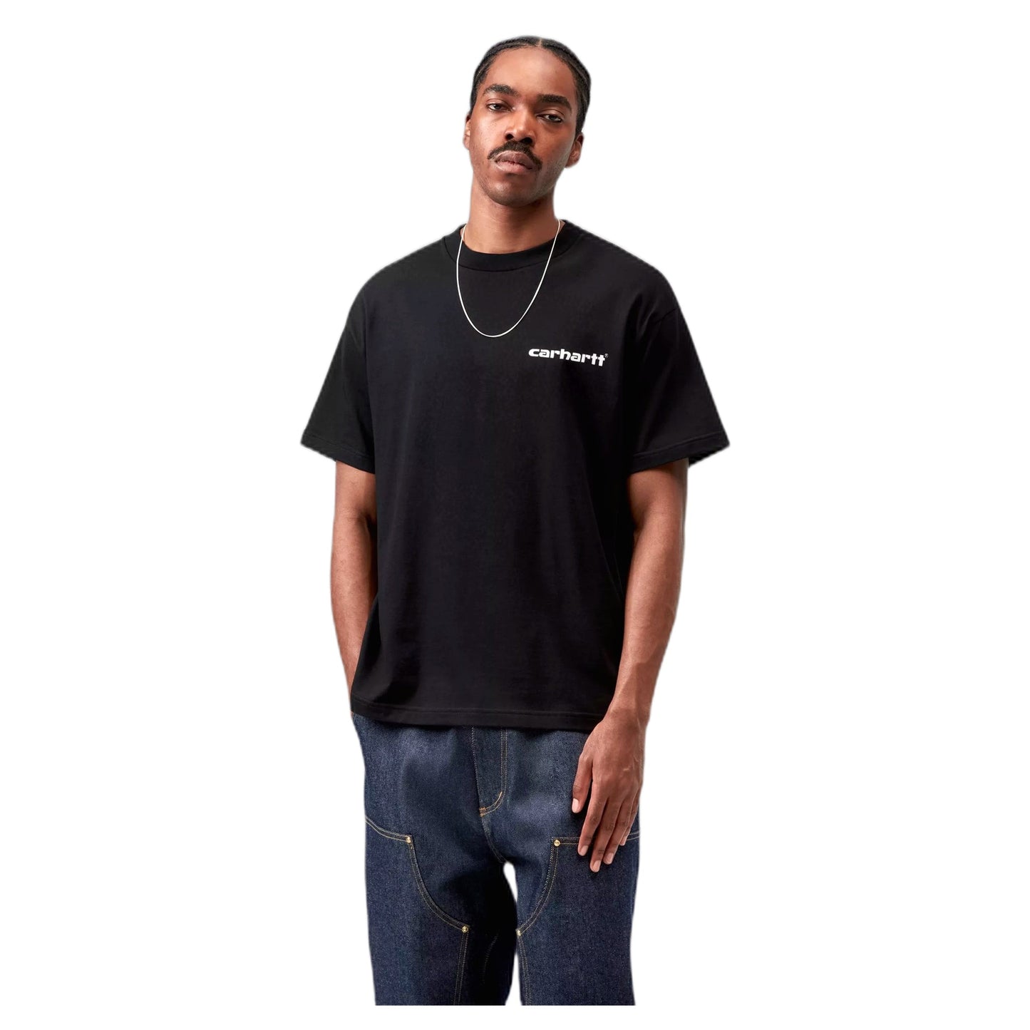 T-Shirt Carhartt Wip S/S Archive Script T-Shirt -Black-Francis Concept