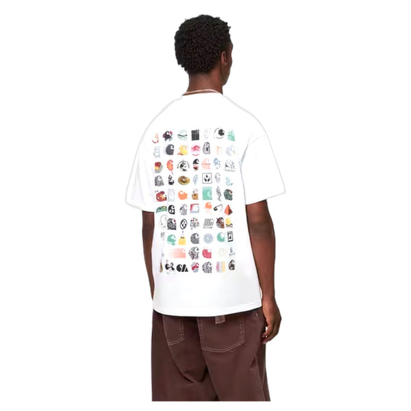 T-Shirt Carhartt Wip S/S C Logo Archive T-Shirt - White - T-Shirt di Carhartt Wip | Francis Concept