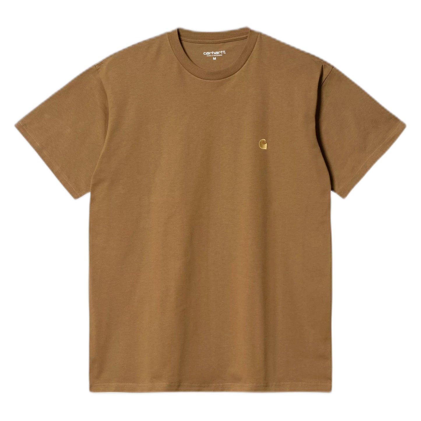 T-Shirt Carhartt Wip S/S Chase - Hamilton Brown / Gold-Francis Concept