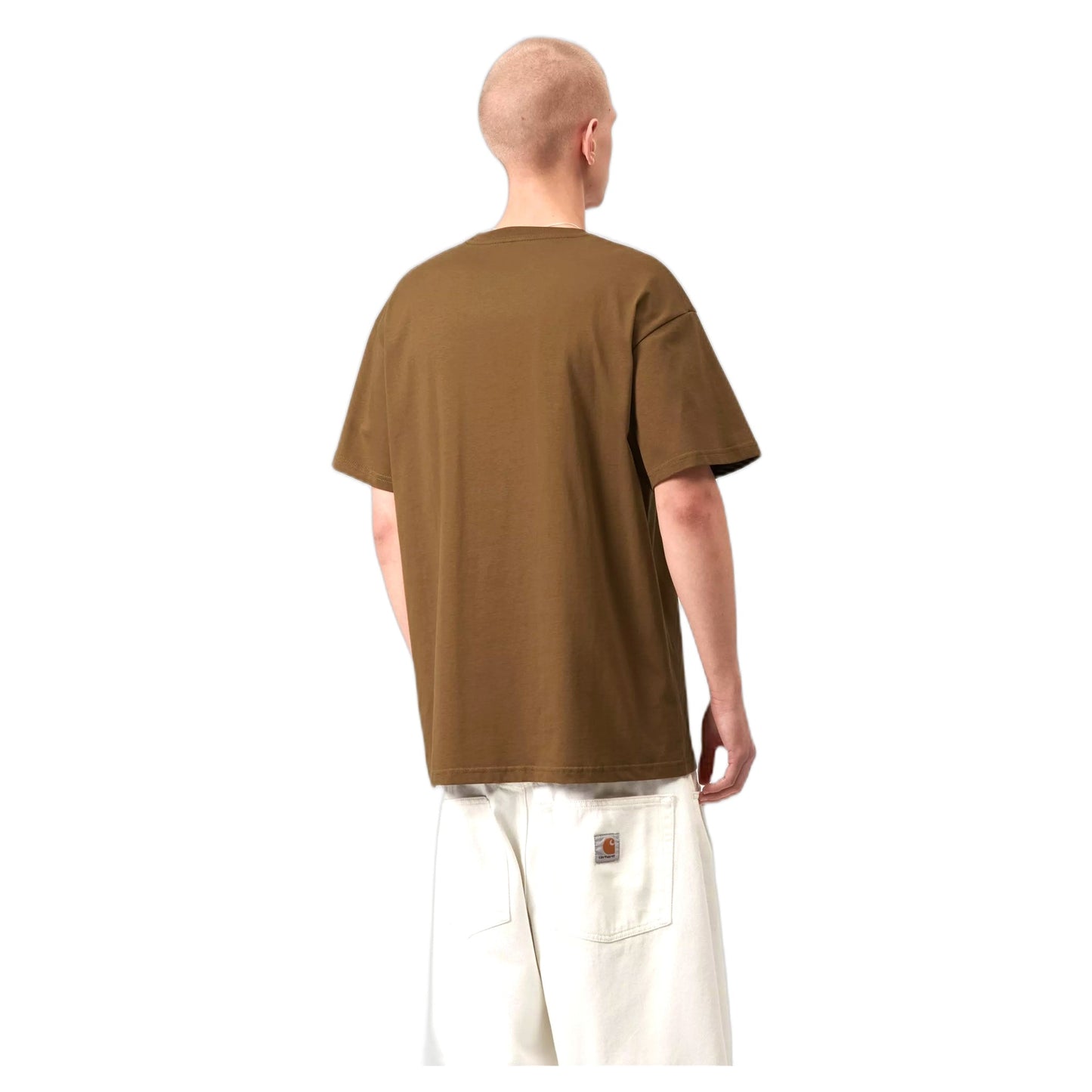 T-Shirt Carhartt Wip S/S Chase - Hamilton Brown / Gold-Francis Concept