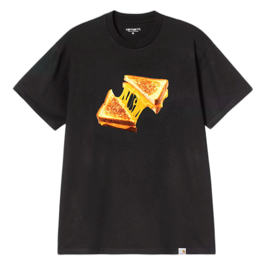 T-Shirt Carhartt Wip S/S Cheese Toast T-Shirt - Black-Francis Concept
