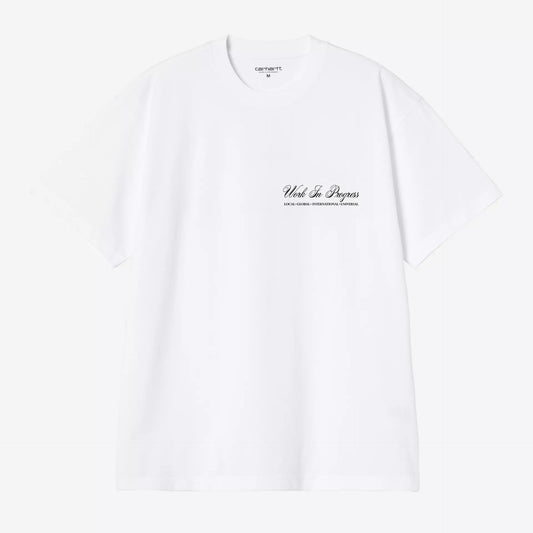 T-Shirt Carhartt Wip S/S Cloud Heart T-Shirt - White-Francis Concept