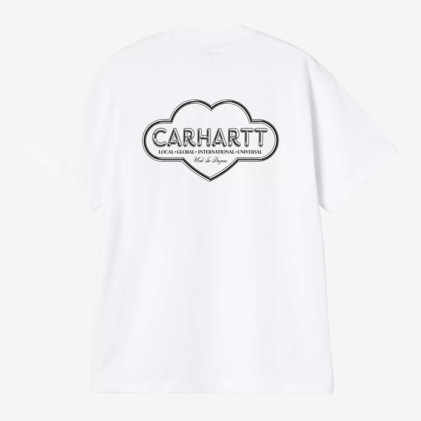 T-Shirt Carhartt Wip S/S Cloud Heart T-Shirt - White-Francis Concept