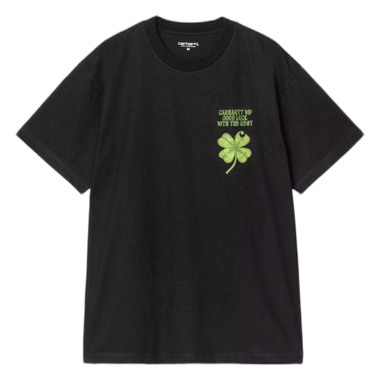 T-Shirt Carhartt Wip S/S Clover T-Shirt - Black-Francis Concept