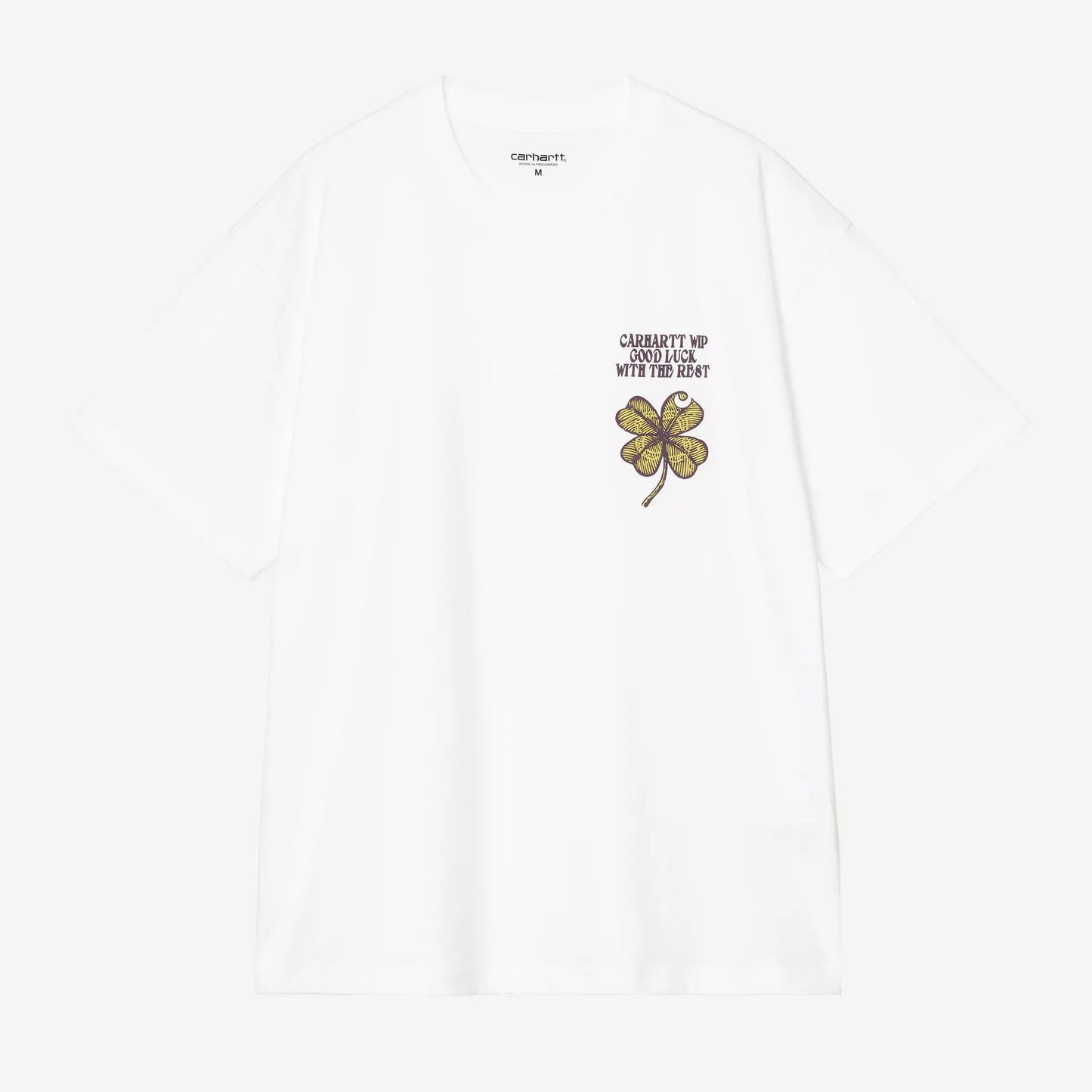 T-Shirt Carhartt Wip S/S Clover T-Shirt - White-Francis Concept