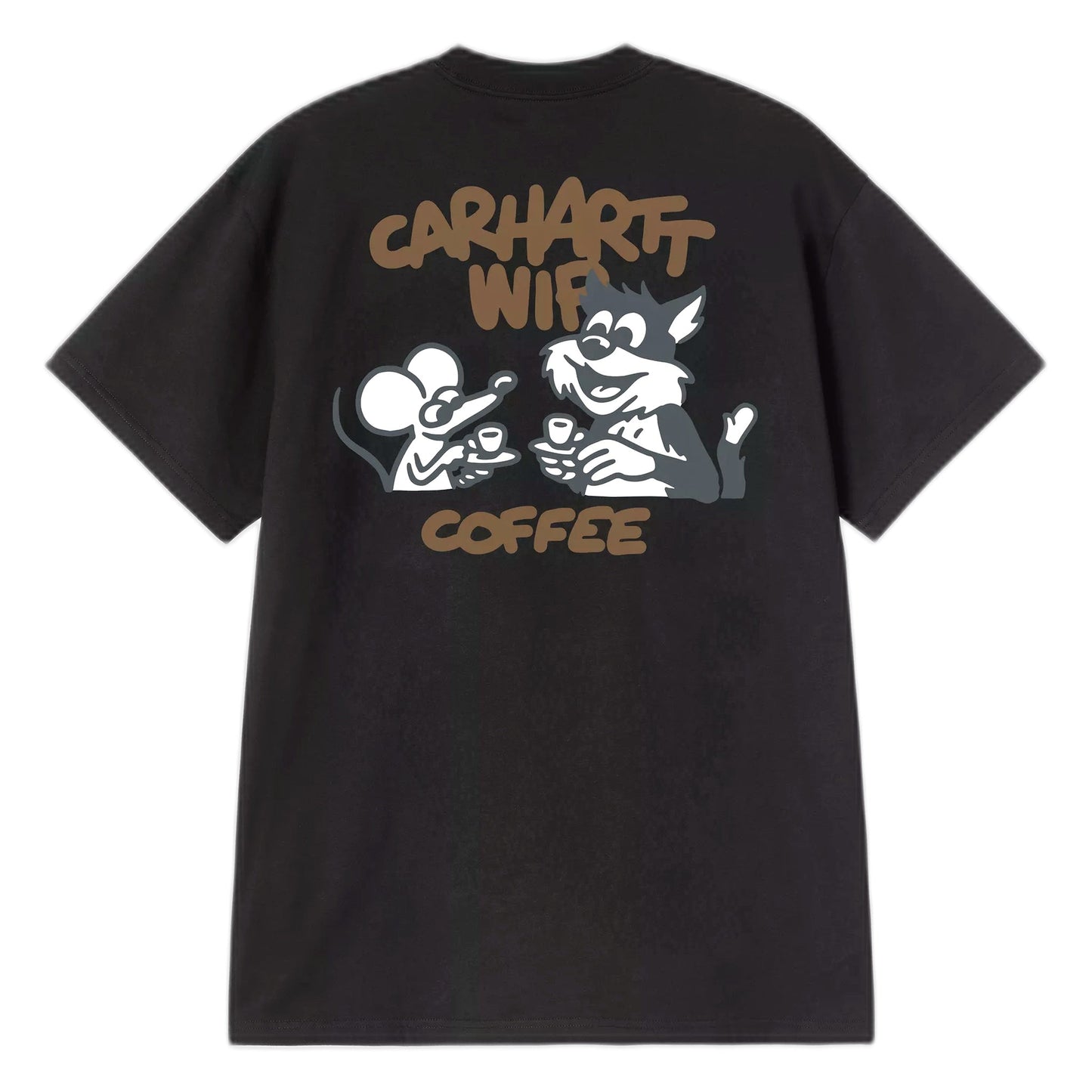 T-Shirt Carhartt Wip S/S Coffe Break T-Shirt - Black-Francis Concept