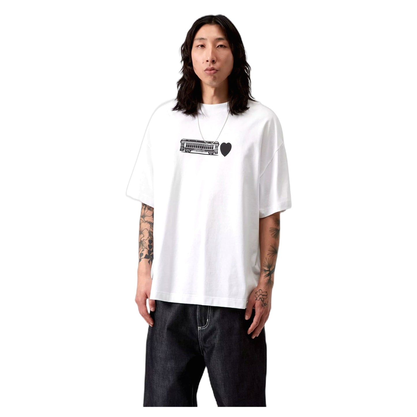 T-Shirt Carhartt Wip S/S Deconstructed Label T-Shirt - White