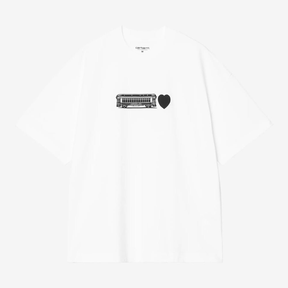 T-Shirt Carhartt Wip S/S Deconstructed Label T-Shirt - White