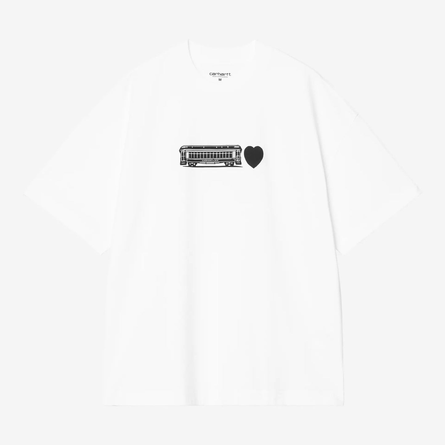 T-Shirt Carhartt Wip S/S Deconstructed Label T-Shirt - White
