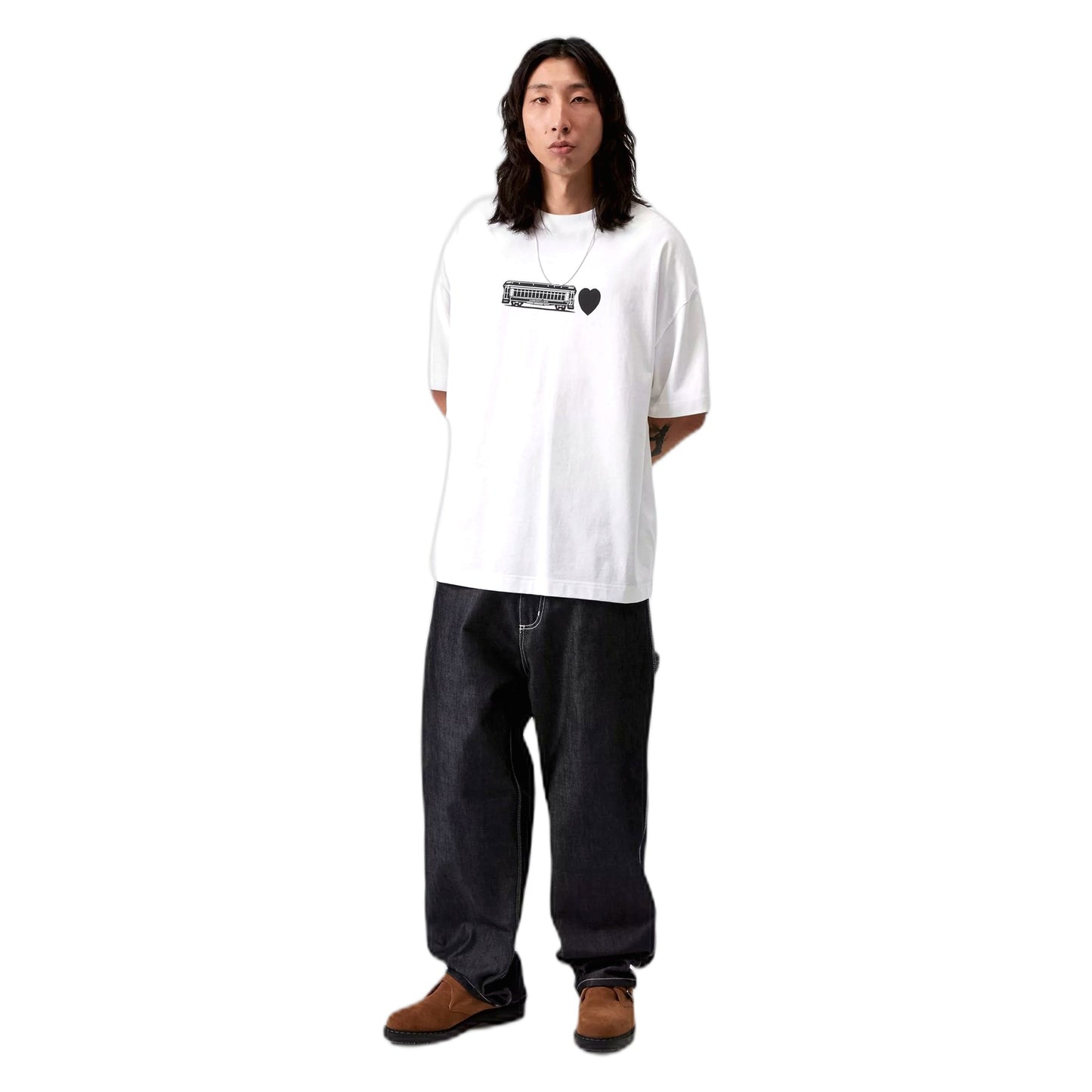 T-Shirt Carhartt Wip S/S Deconstructed Label T-Shirt - White
