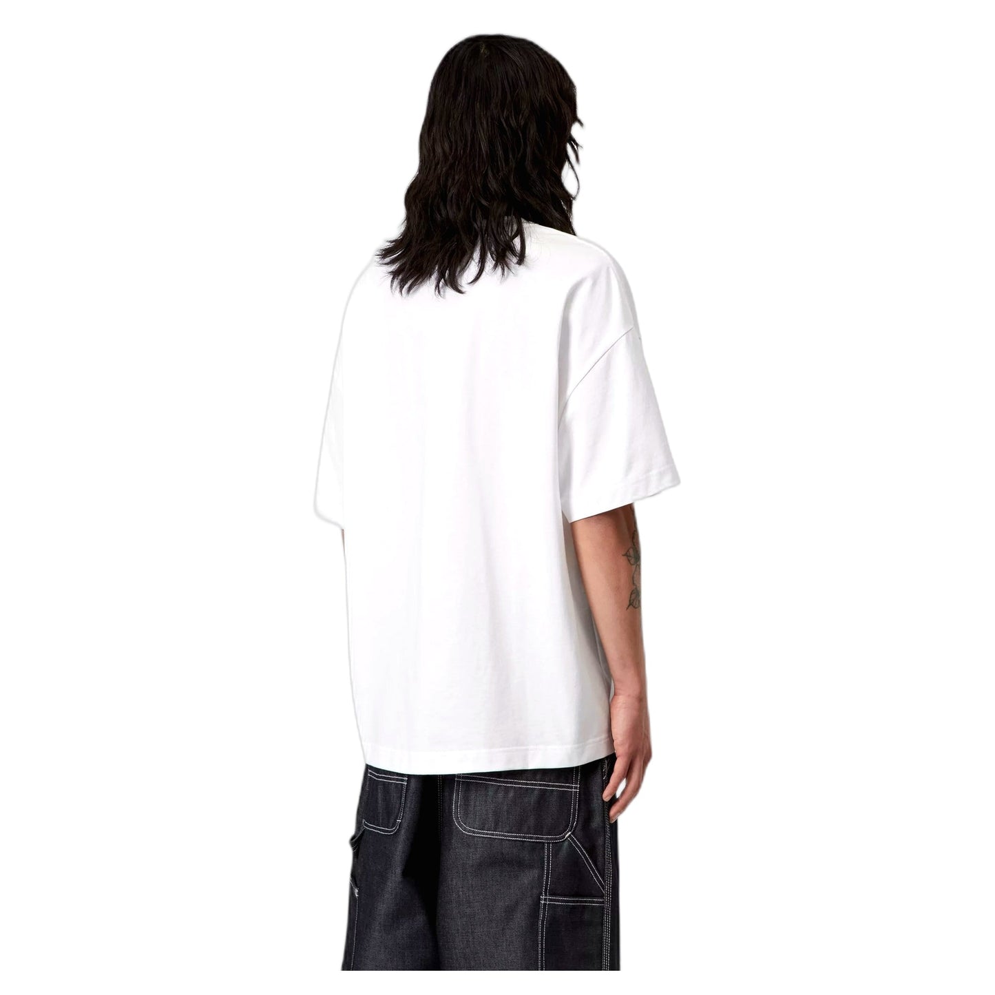T-Shirt Carhartt Wip S/S Deconstructed Label T-Shirt - White