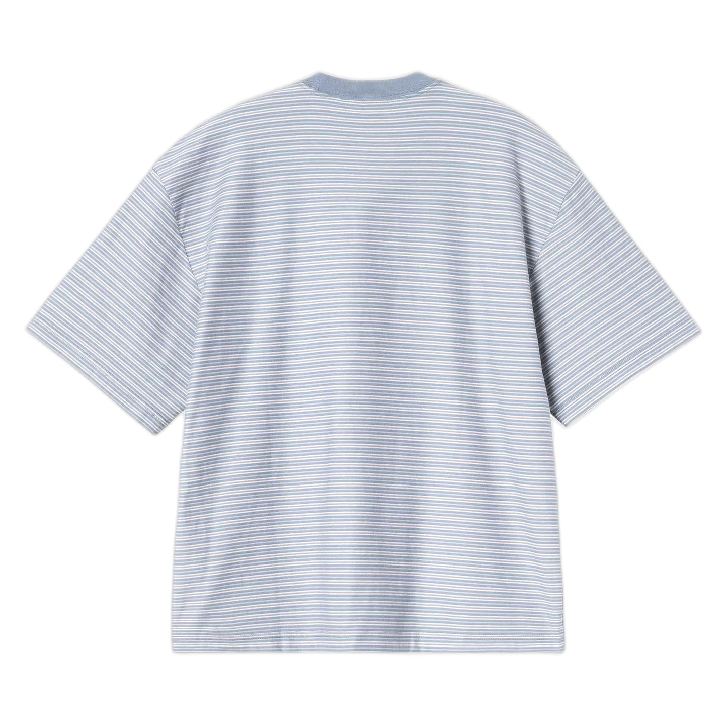 T-Shirt Carhartt Wip S/S Dupree T-Shirt -Dupree Stripe, Shady Blue