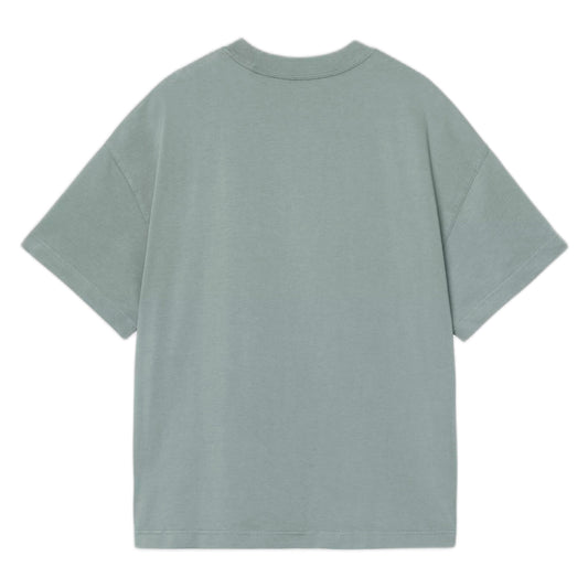 T-Shirt Carhartt Wip S/S Link Script T-Shirt - Velvet Green / White
