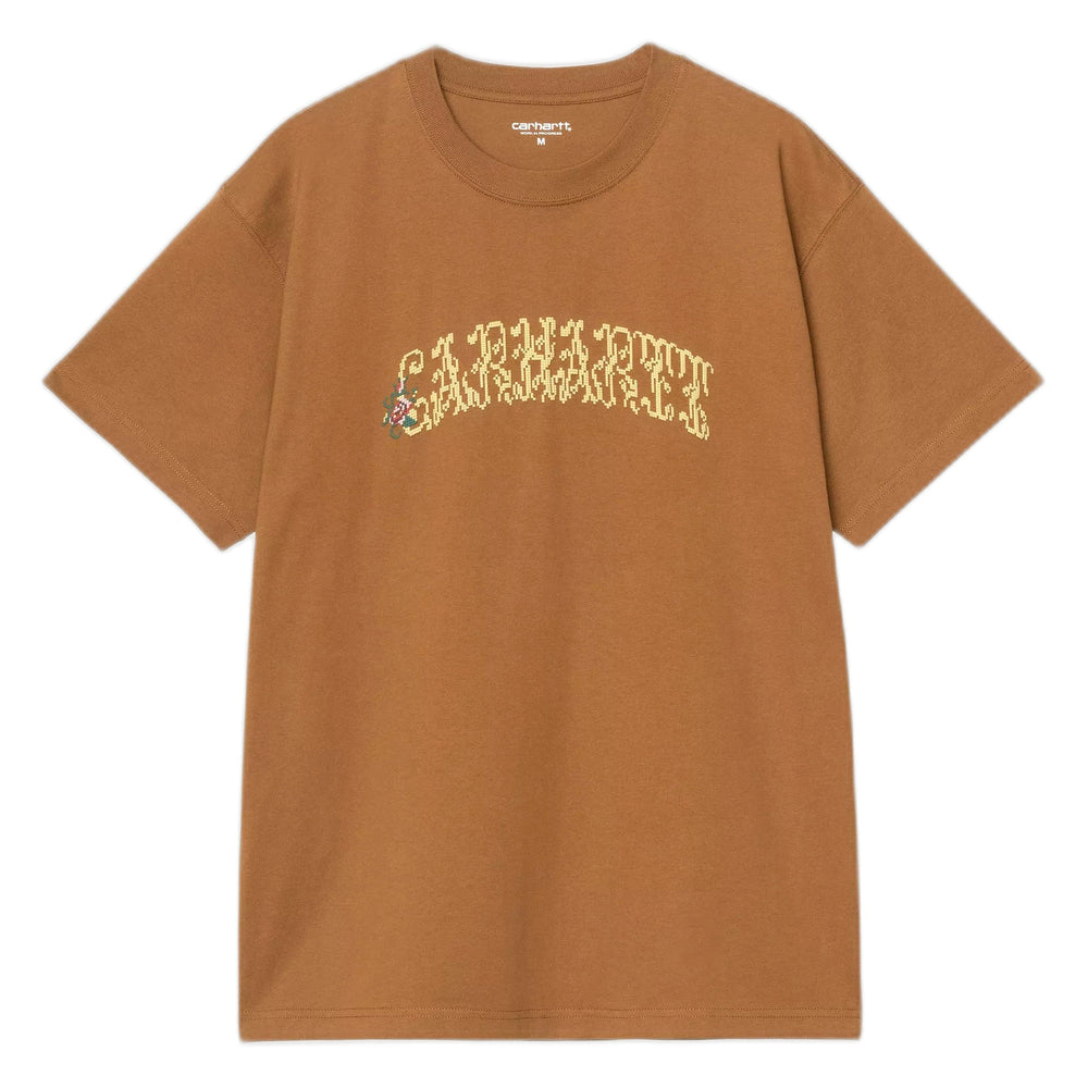 T-Shirt Carhartt Wip S/S Monogram - Hamilton Brown-Francis Concept