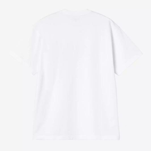 T-Shirt Carhartt Wip S/S Monogram - White-Francis Concept