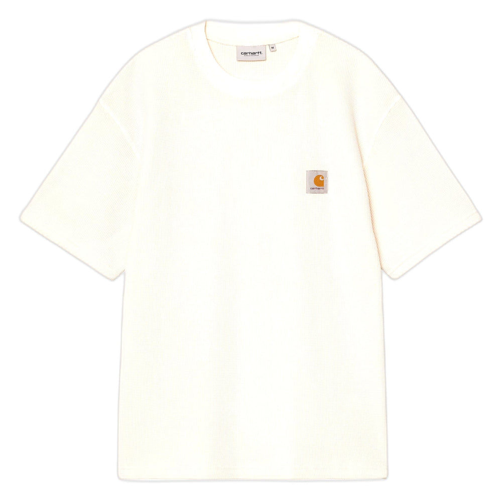 T-Shirt Carhartt Wip S/S Nelson Waffle T-Shirt - Natural Garment Dyed