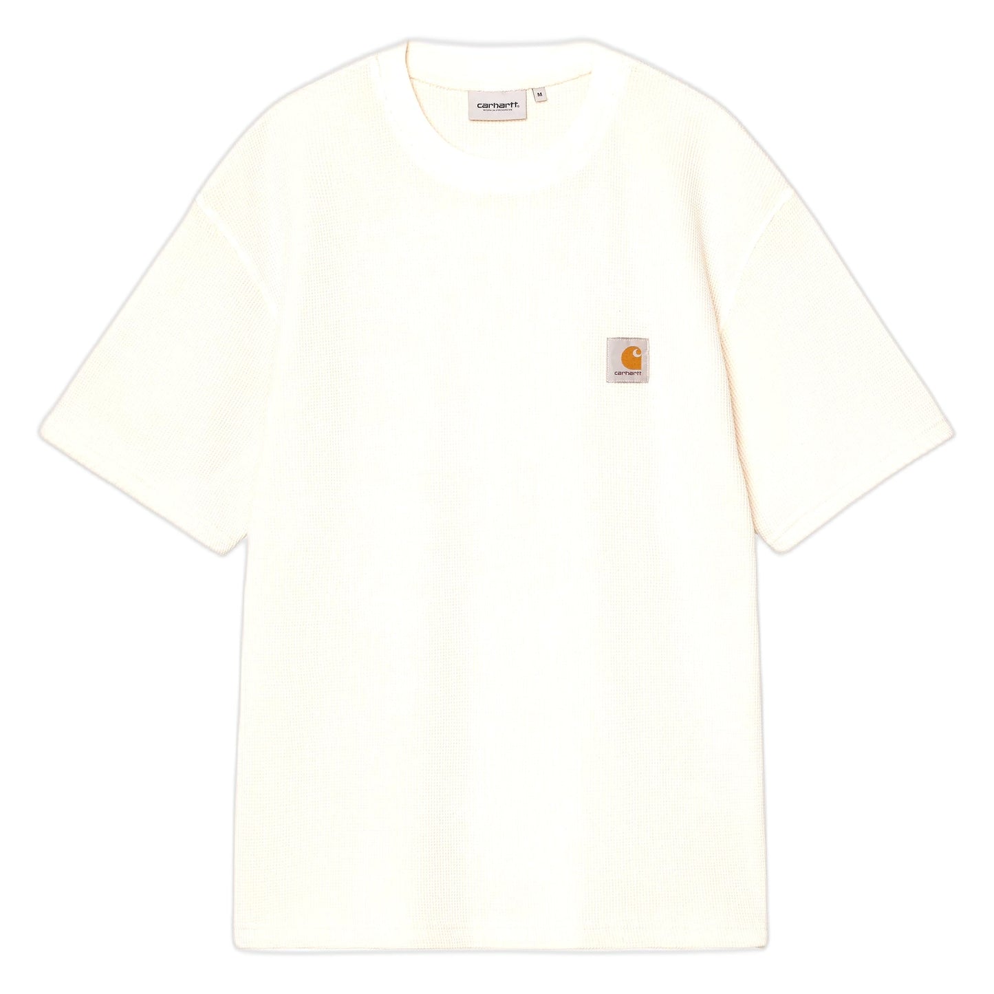 T-Shirt Carhartt Wip S/S Nelson Waffle T-Shirt - Natural Garment Dyed