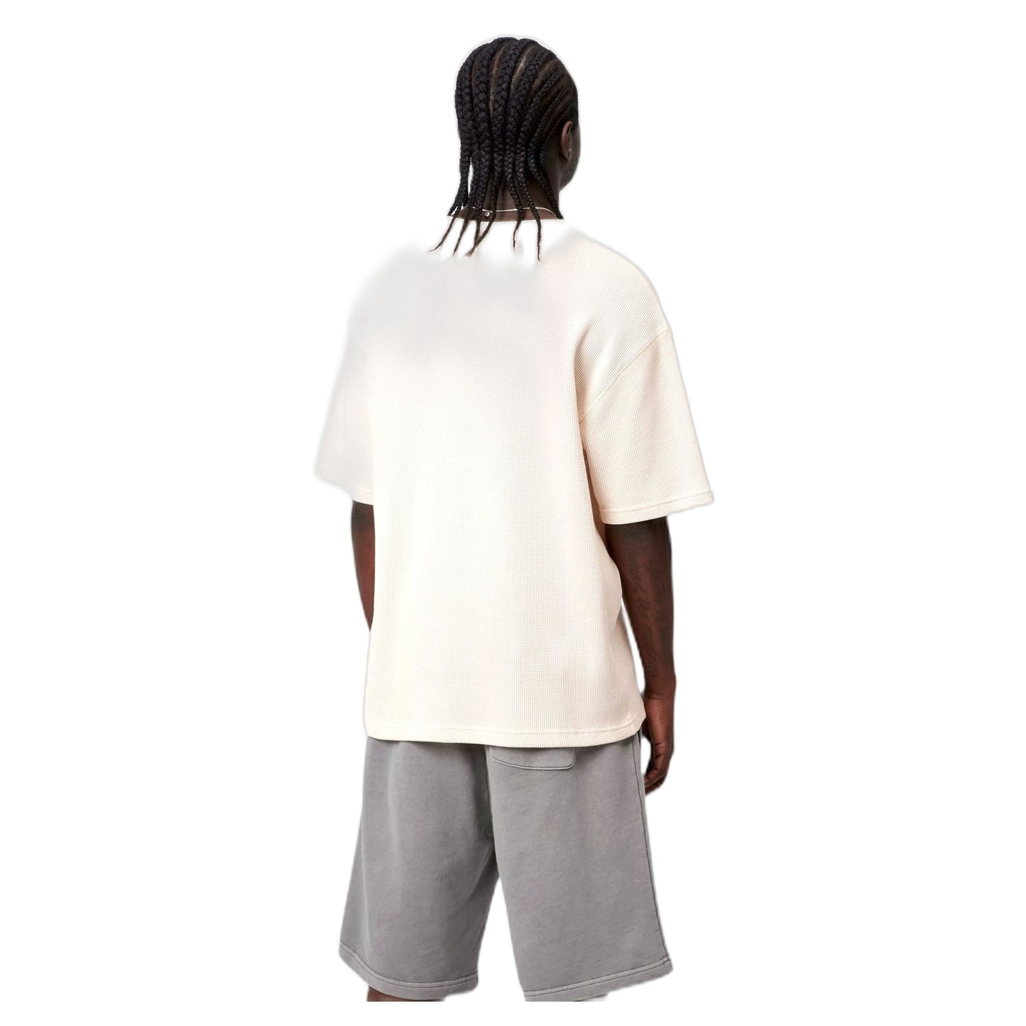 T-Shirt Carhartt Wip S/S Nelson Waffle T-Shirt - Natural Garment Dyed