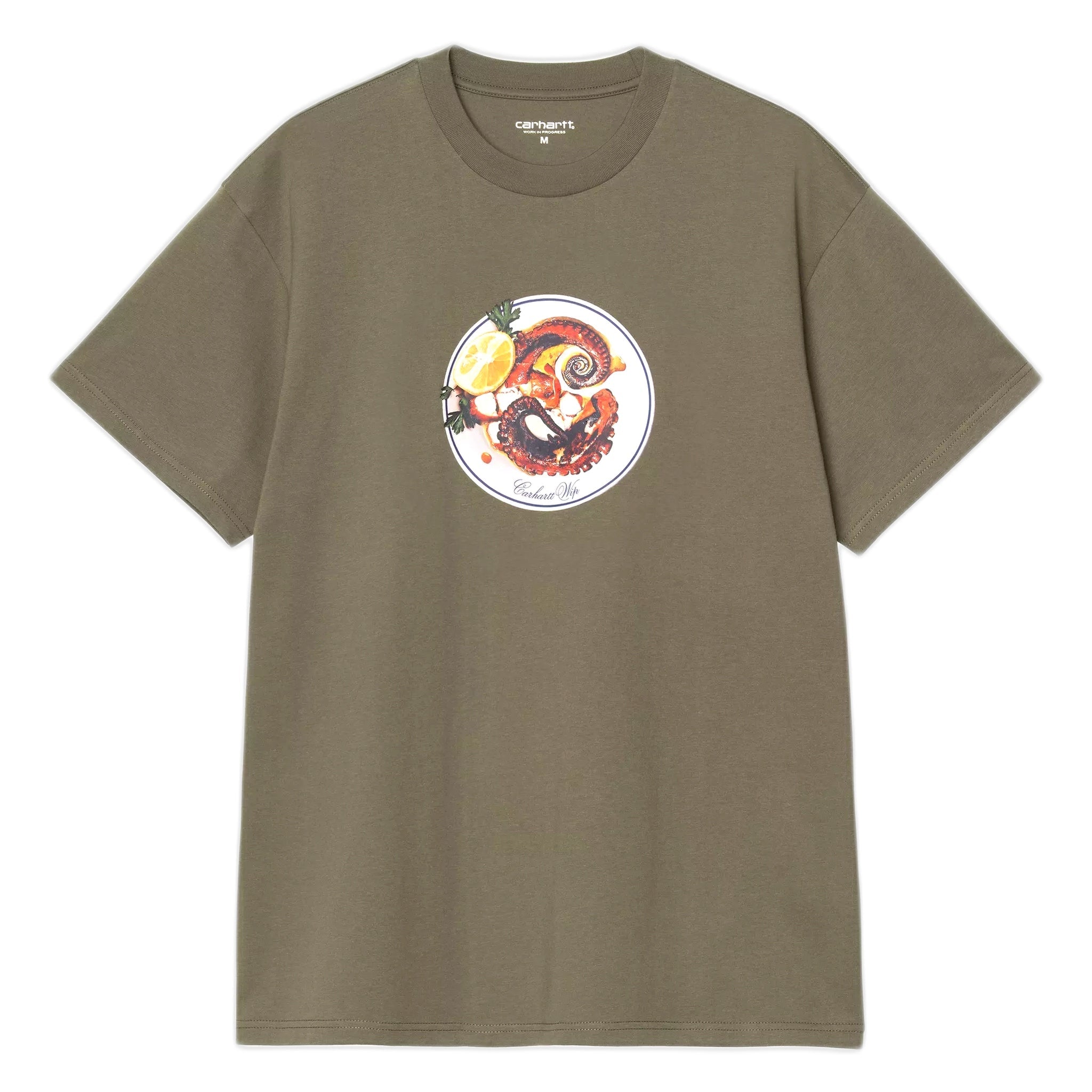 T-Shirt Carhartt Wip S/S Octopus T-Shirt - Leaf - T-Shirt di Carhartt Wip | Francis Concept
