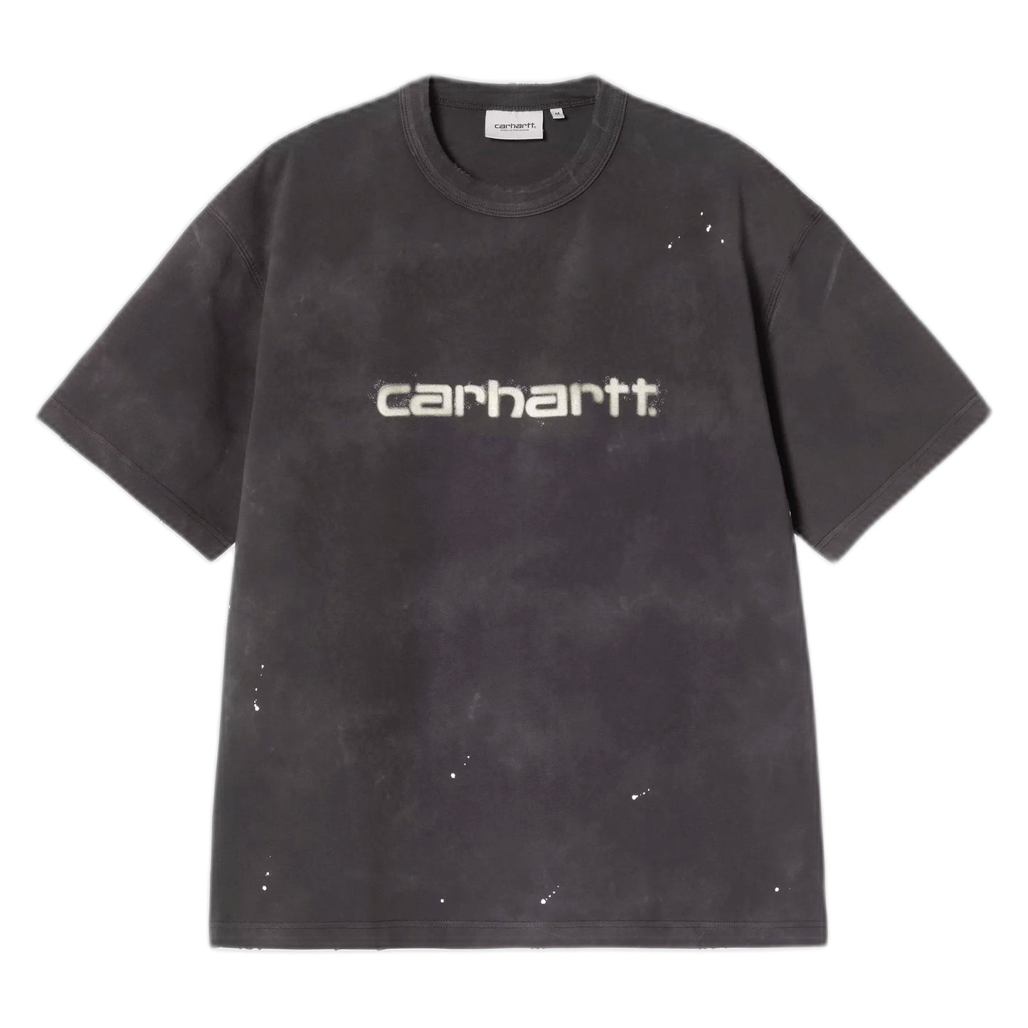 T-Shirt Carhartt Wip S/S Painter T-Shirt - Black destroy wash, splatter