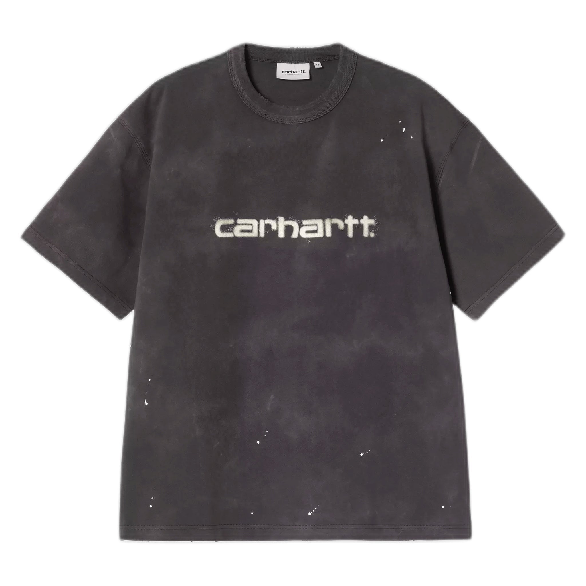 T-Shirt Carhartt Wip S/S Painter T-Shirt - Black destroy wash, splatter - T-Shirt di Carhartt Wip | Francis Concept