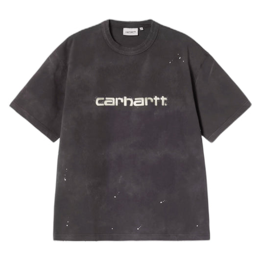 T-Shirt Carhartt Wip S/S Painter T-Shirt - Black destroy wash, splatter