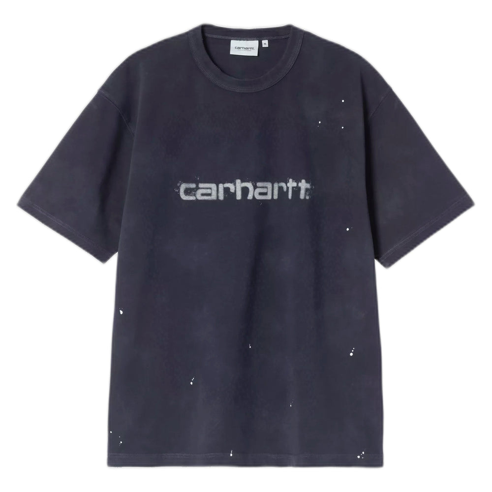 T-Shirt Carhartt Wip S/S Painter T-Shirt - Dark Navy destroy wash, splatter