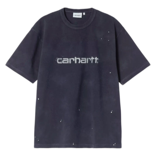 T-Shirt Carhartt Wip S/S Painter T-Shirt - Dark Navy destroy wash, splatter