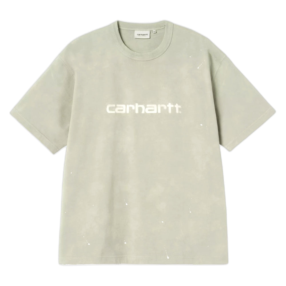 T-Shirt Carhartt Wip S/S Painter T-Shirt - Green destroy wash, splatter