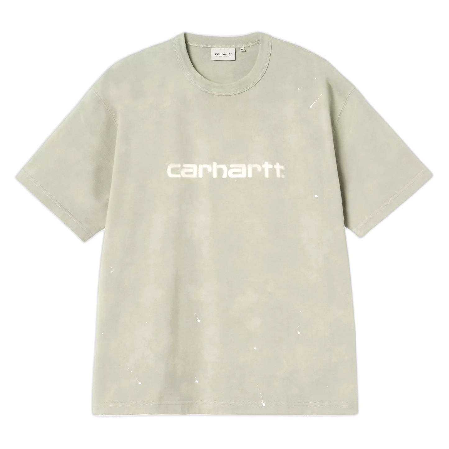 T-Shirt Carhartt Wip S/S Painter T-Shirt - Green destroy wash, splatter