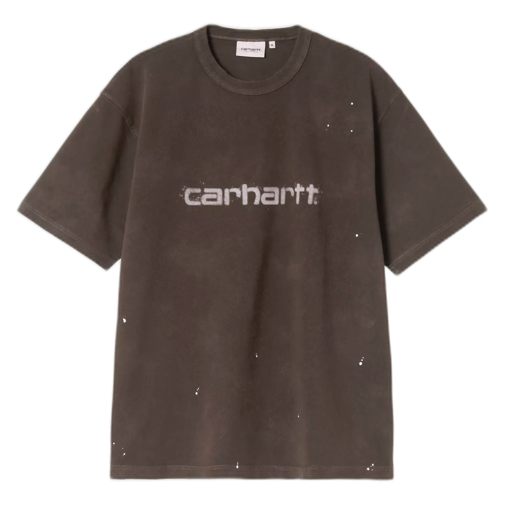 T-Shirt Carhartt Wip S/S Painter T-Shirt - Tobacco destroy wash, splatter
