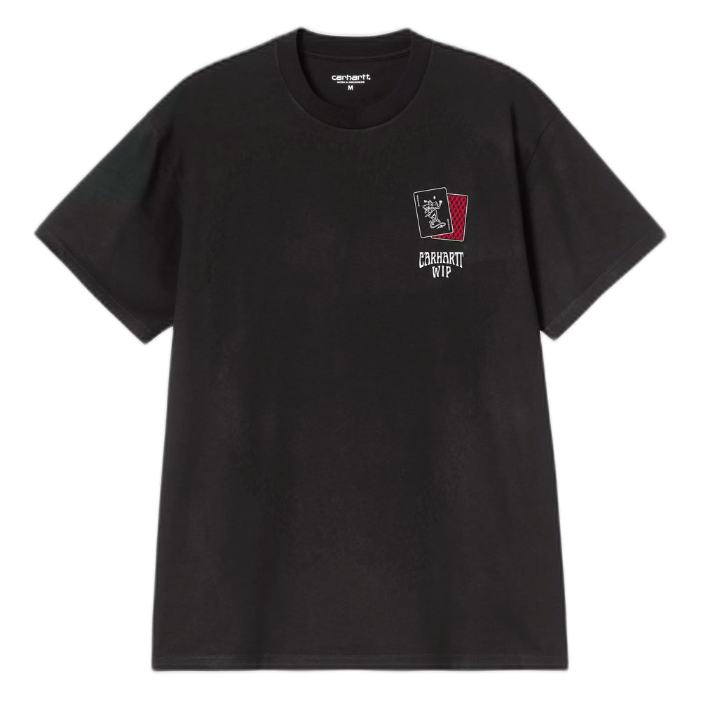 T-Shirt Carhartt Wip S/S Playing Cards T-Shirt - Black-Francis Concept