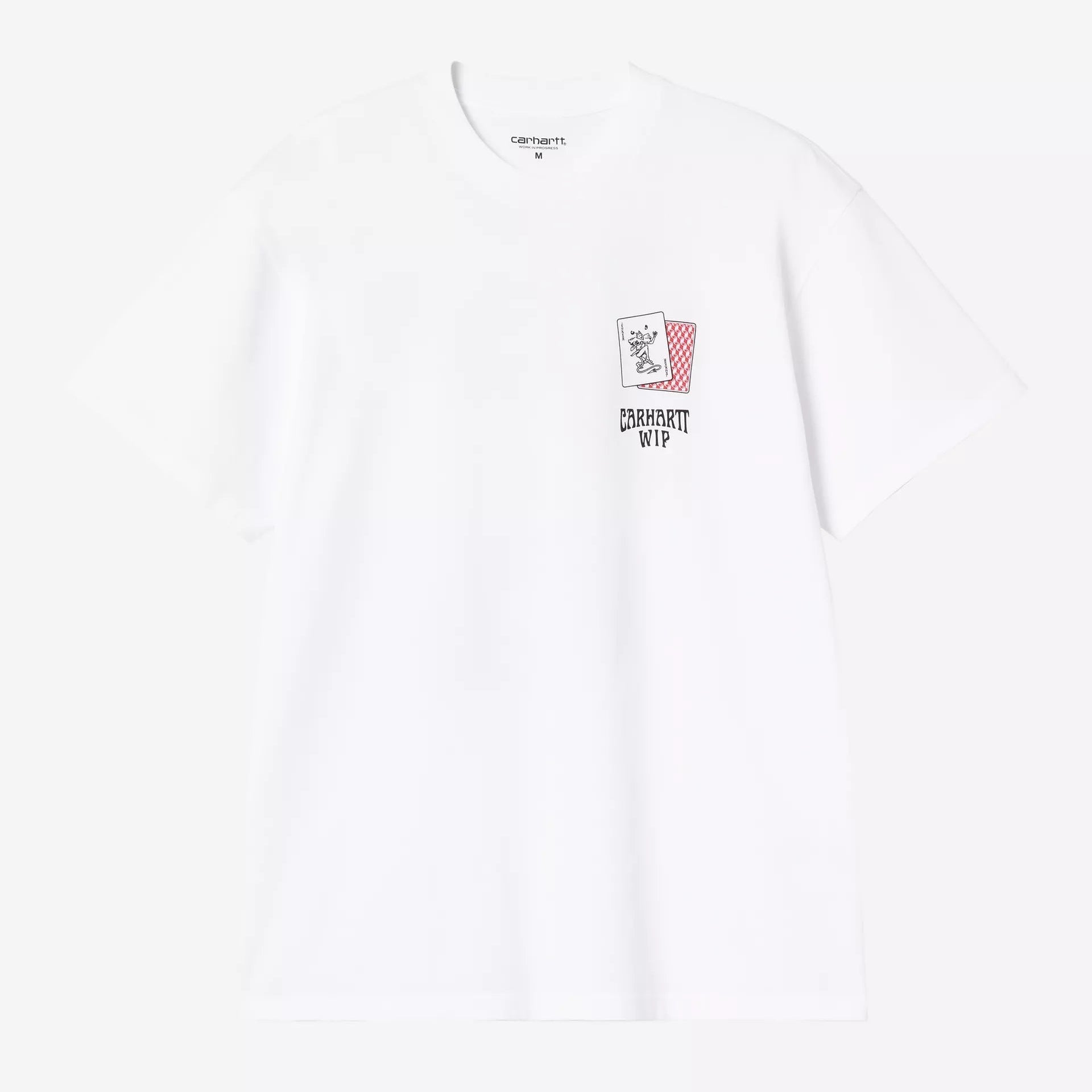 T-Shirt Carhartt Wip S/S Playing Cards T-Shirt - White - T-Shirt di Carhartt Wip | Francis Concept
