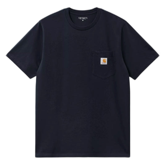 T-Shirt Carhartt Wip S/S Pocket - Dark Navy-Francis Concept