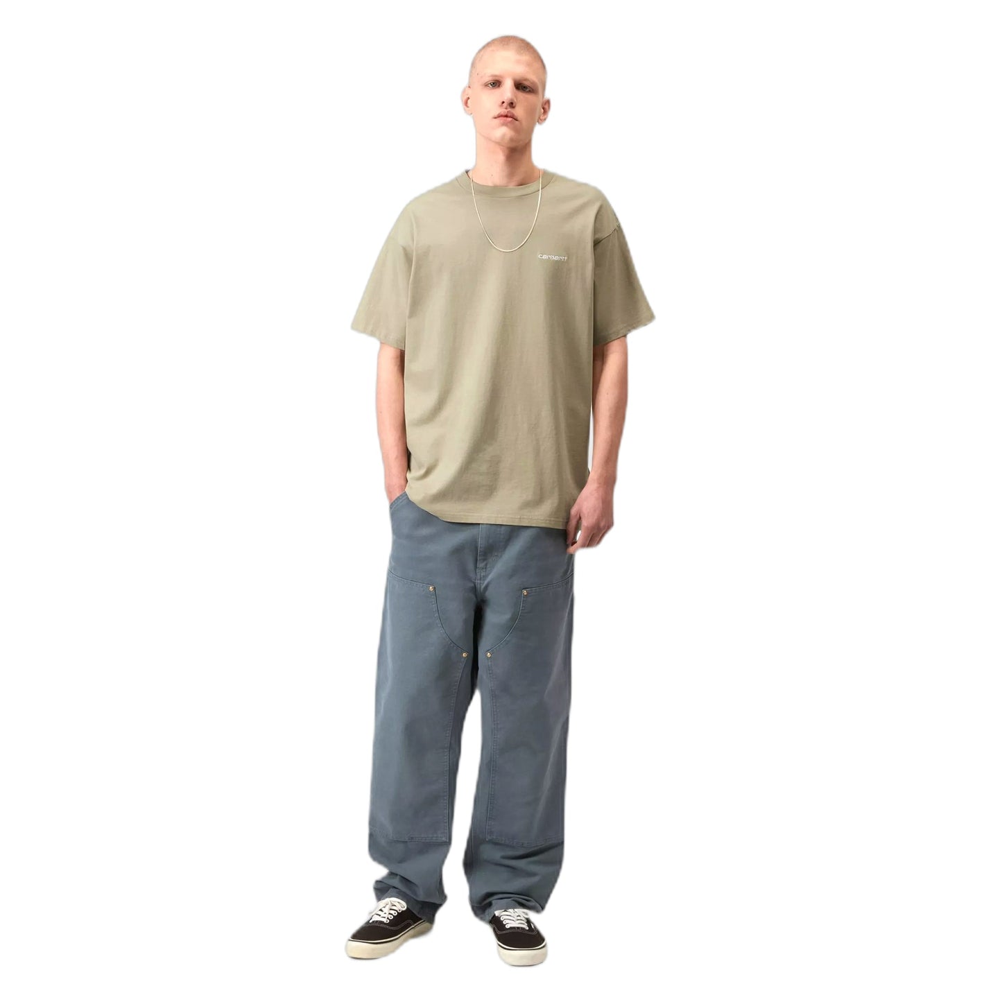 T-Shirt Carhartt Wip S/S Script Embroidery - Barchan-Francis Concept