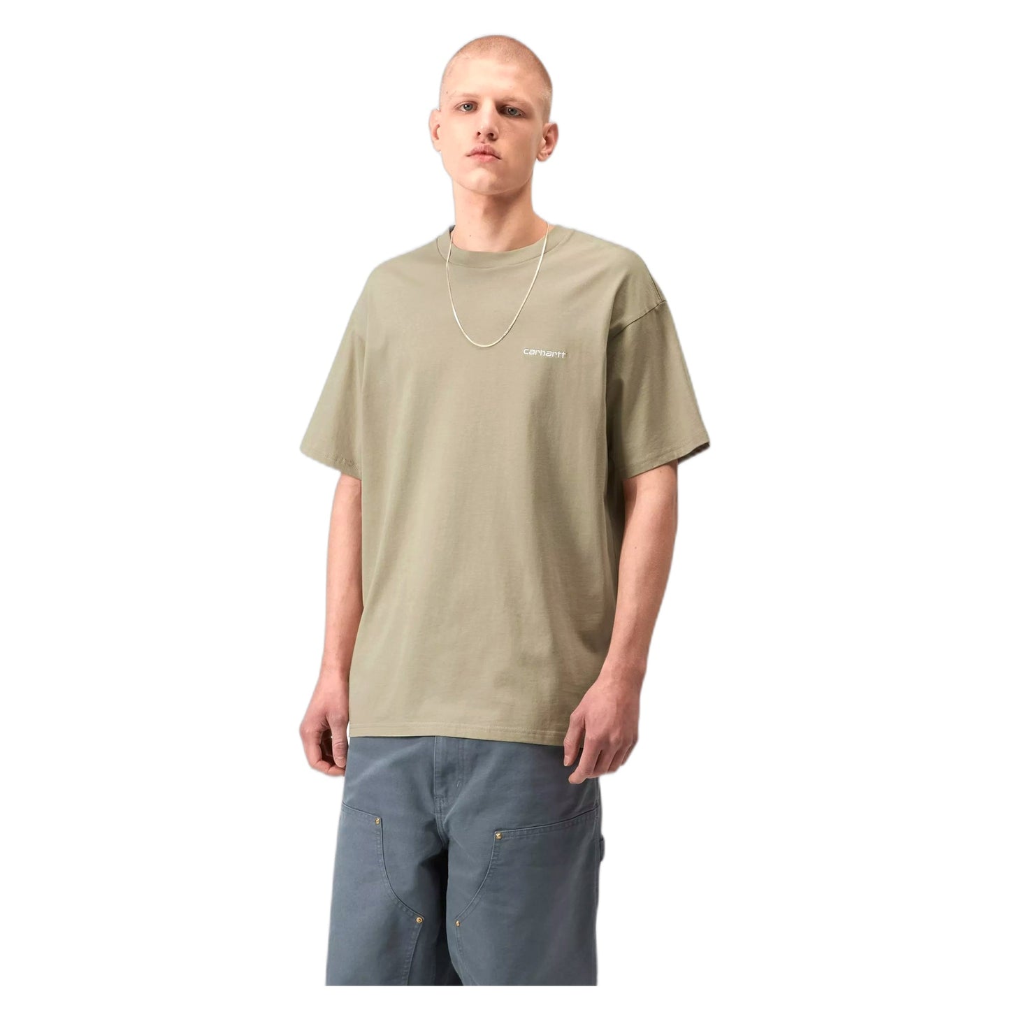 T-Shirt Carhartt Wip S/S Script Embroidery - Barchan-Francis Concept