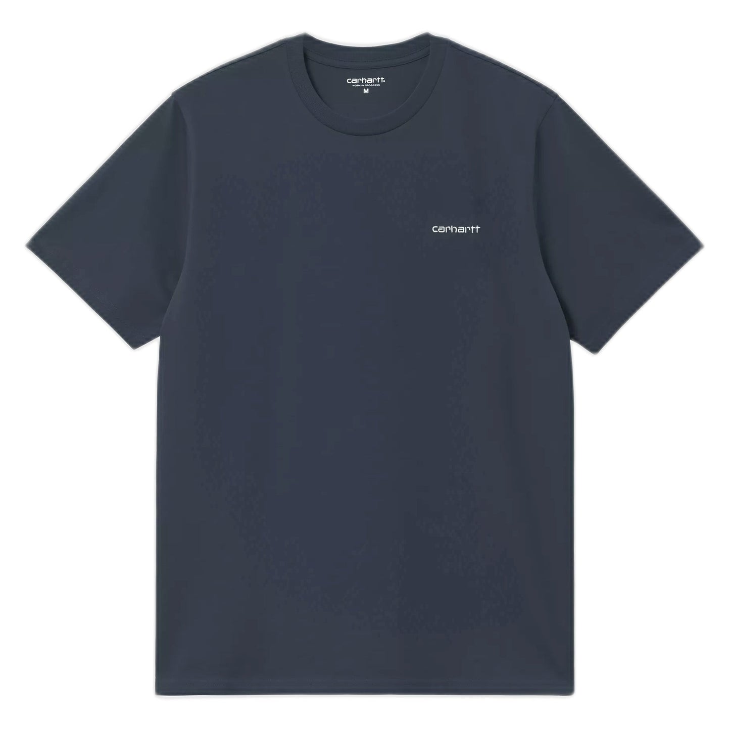 T-Shirt Carhartt Wip S/S Script Embroidery  - Deep Night
