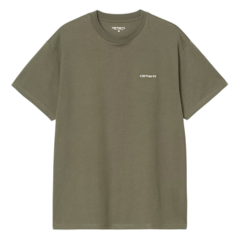 T-Shirt Carhartt Wip S/S Script Embroidery - Leaf-Francis Concept
