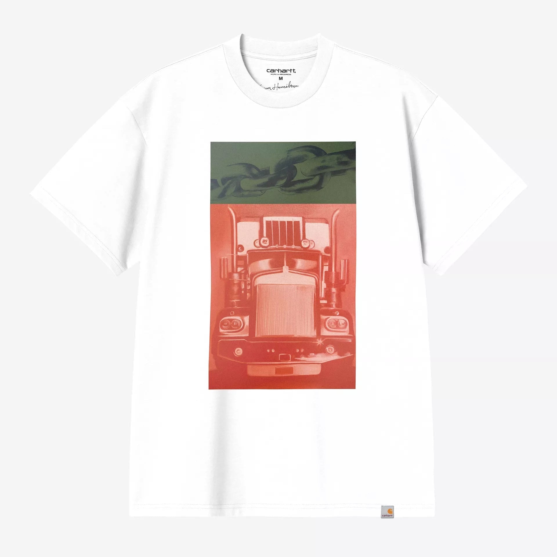 T-Shirt Carhartt Wip S/S Sean Hamilton 01 T-Shirt - White - T-Shirt di Carhartt Wip | Francis Concept