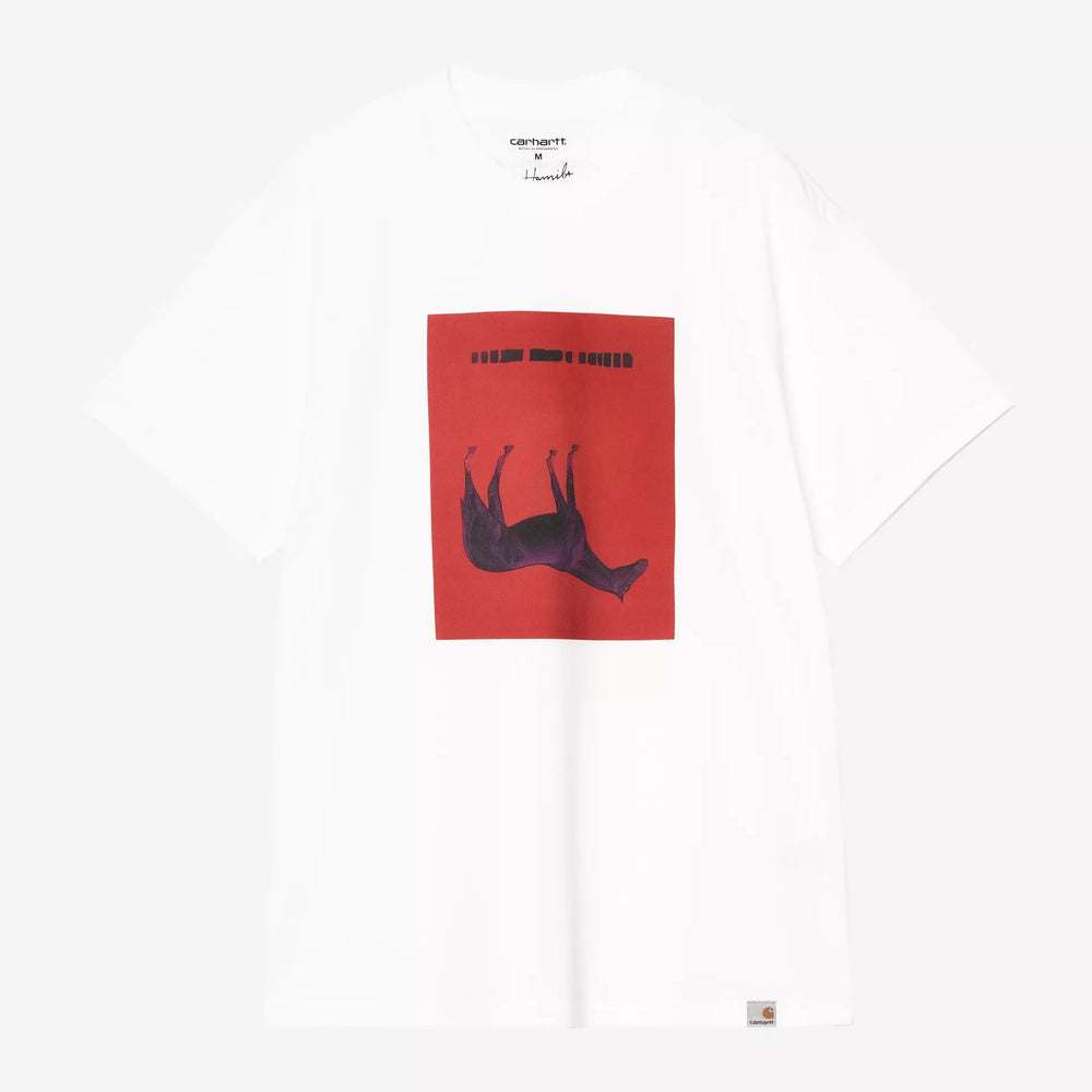 T-Shirt Carhartt Wip S/S Sean Hamilton 02 T-Shirt - White - T-Shirt di Carhartt Wip | Francis Concept
