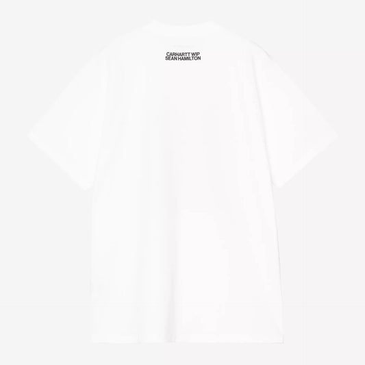 T-Shirt Carhartt Wip S/S Sean Hamilton 02 T-Shirt - White