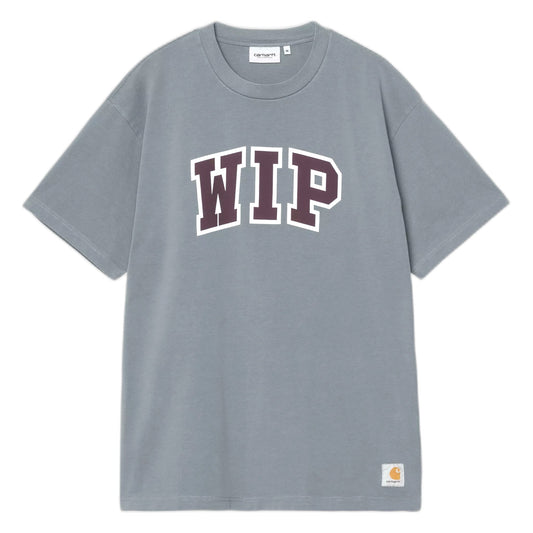 T-Shirt Carhartt Wip S/S WIP III T-Shirt - Cozy Blue heavy stone wash