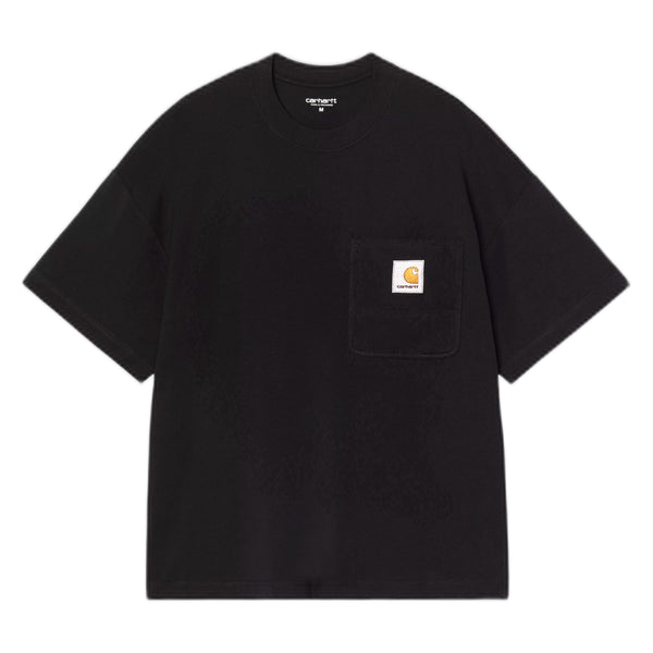 T-Shirt Carhartt Wip S/S Work Pocket T-Shirt - Black - T-Shirt di Carhartt Wip | Francis Concept