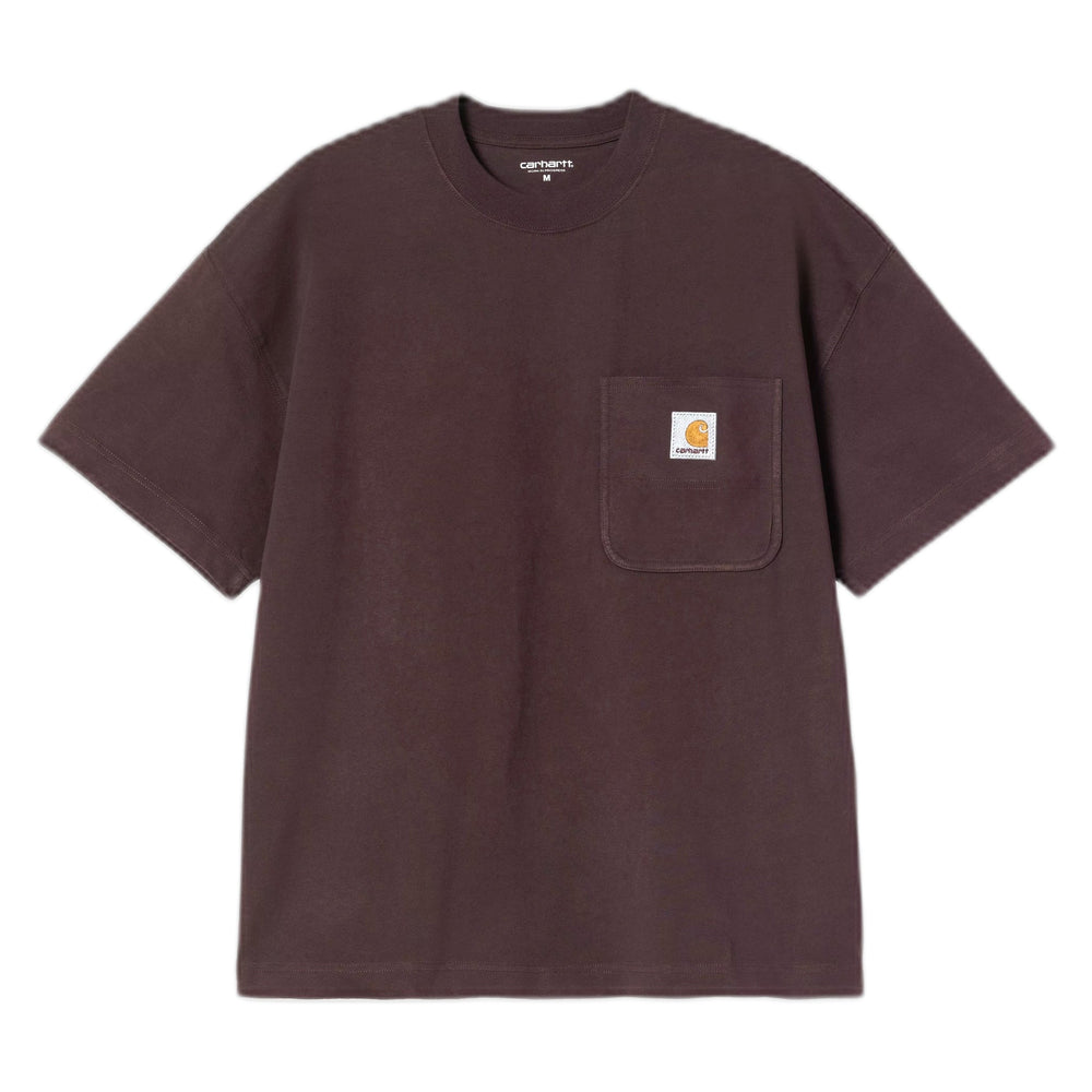 T-Shirt Carhartt Wip S/S Work Pocket T-Shirt - Palisander - T-Shirt di Carhartt Wip | Francis Concept