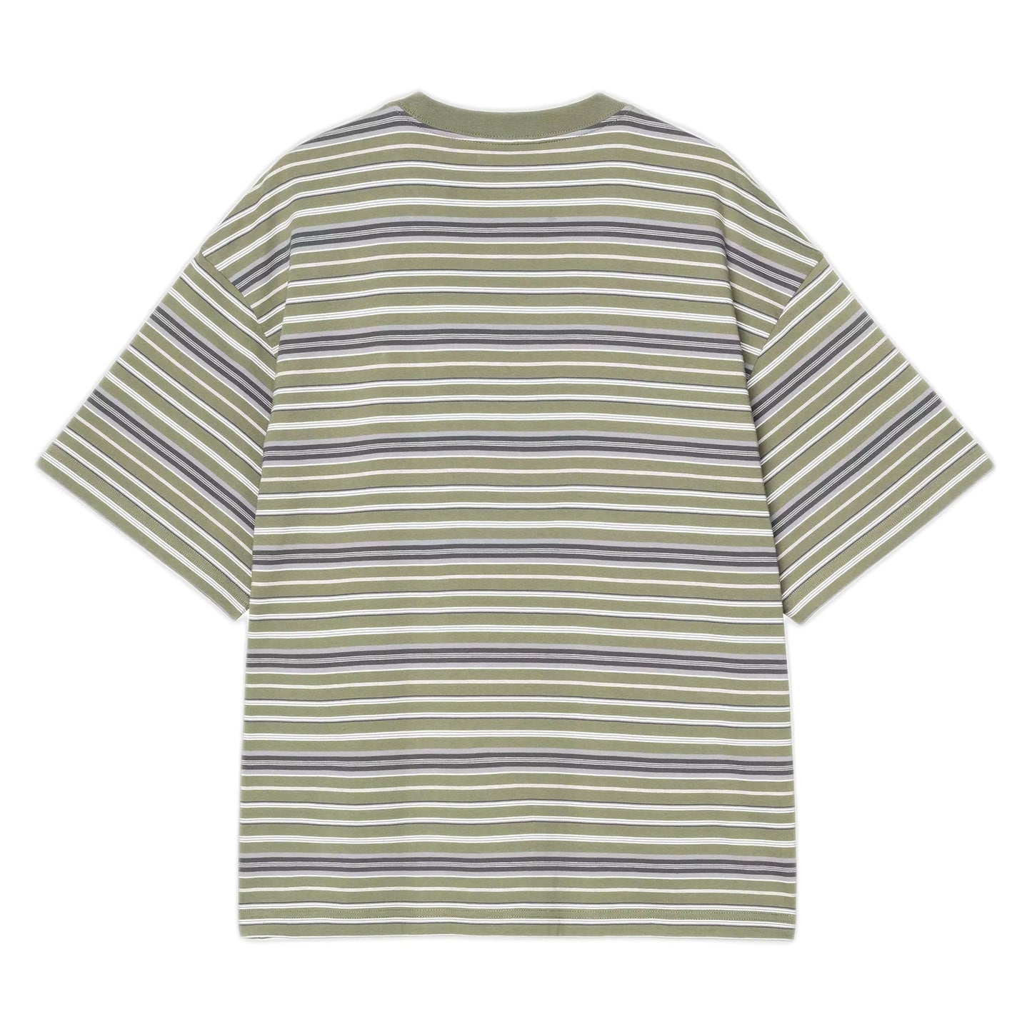 T-Shirt Carhartt Wip S/S Zane T-Shirt -Zane Stripe / Dollar Green