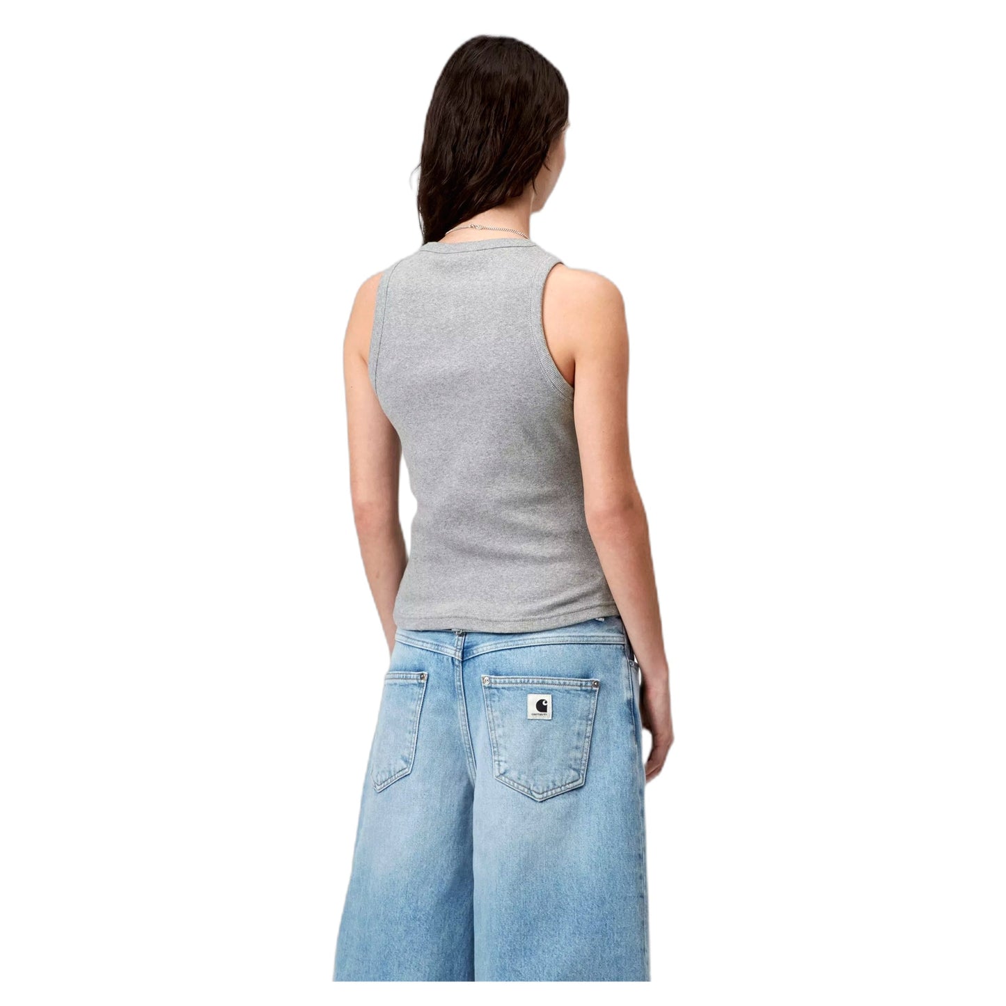 T-Shirt Carhartt Wip W' Philips A - Shirt - Grey Heather - T-Shirt di Carhartt Wip | Francis Concept