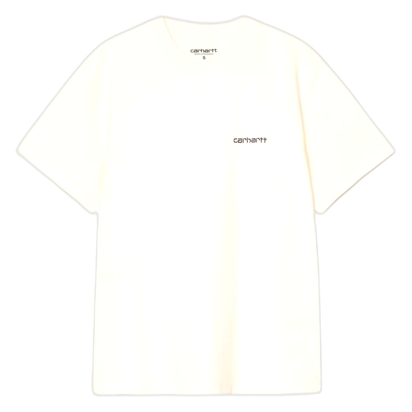 T-Shirt Carhartt Wip W' S/S Script Embroidery - Cinnerus / Cozy Purple - T-Shirt di Carhartt Wip | Francis Concept