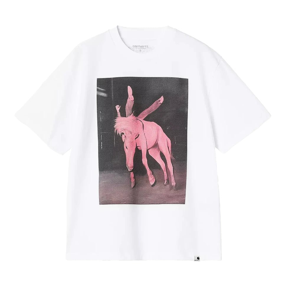 T-Shirt Carhartt Wip W' S/S Sean Hamilton T-Shirt - White - T-Shirt di Carhartt Wip | Francis Concept