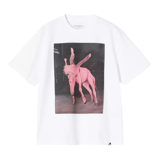 T-Shirt Carhartt Wip W' S/S Sean Hamilton T-Shirt - White - T-Shirt di Carhartt Wip | Francis Concept