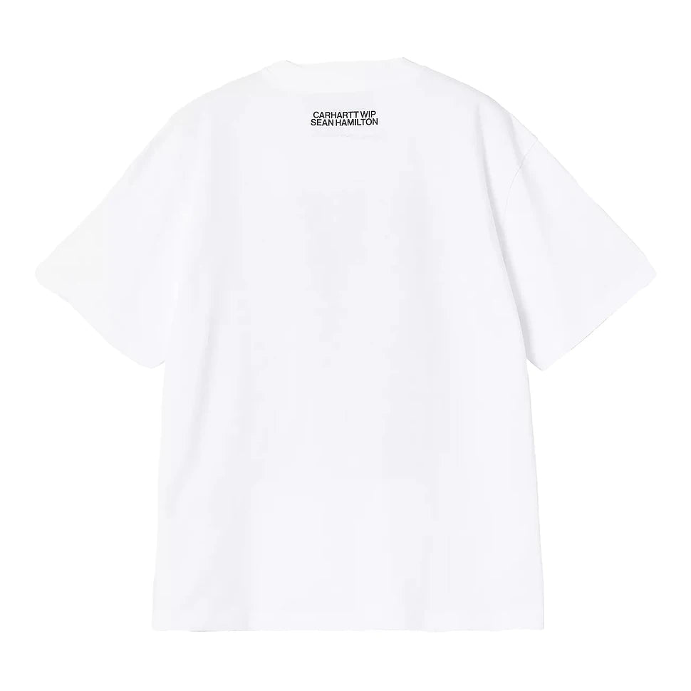 T-Shirt Carhartt Wip W' S/S Sean Hamilton T-Shirt - White - T-Shirt di Carhartt Wip | Francis Concept